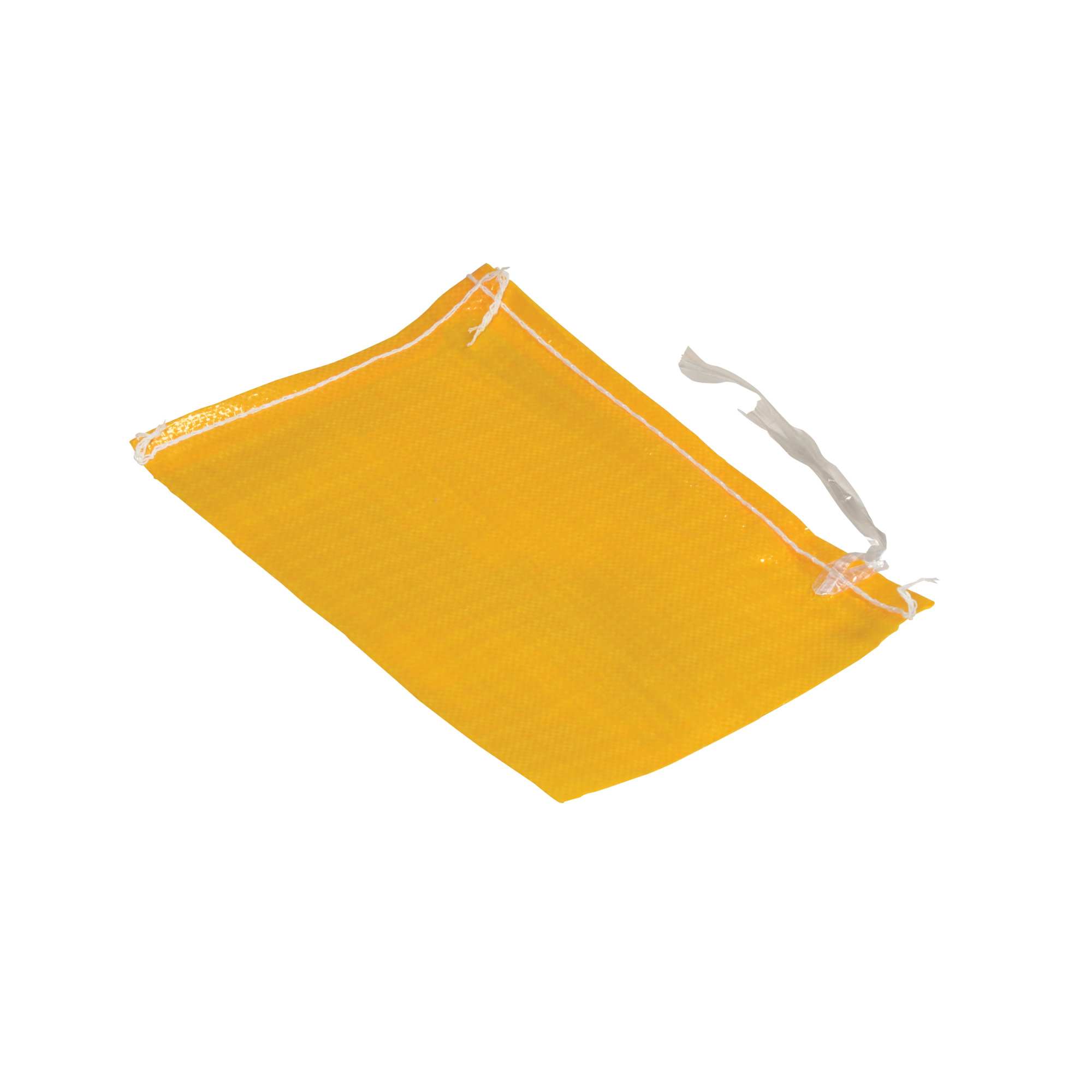 Vestil Polypropylene Woven Parts/Sand Bags - 200 Pk, 2 Mil Thickness, Tear-Resistant, Yellow, Model# PWB-812-Y